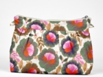 Pleated clutch bag fleur de thé