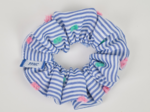 Scrunchie multicolored stripped swiss dots