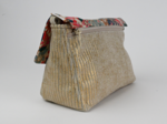 Base of shoulder bag gold large corduroy
