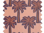 35cm coated fabric coupon palmeraie