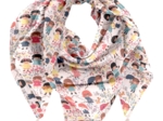 Pom pom scarf petites filles pop