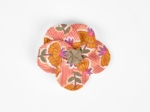 Flower petal hair slide small  shanti