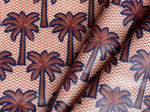 35cm coated fabric coupon palmeraie