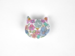Meow hair slide pastel fleuri
