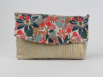 Base of shoulder bag gold large corduroy