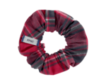 Small scrunchie tartan rouge
