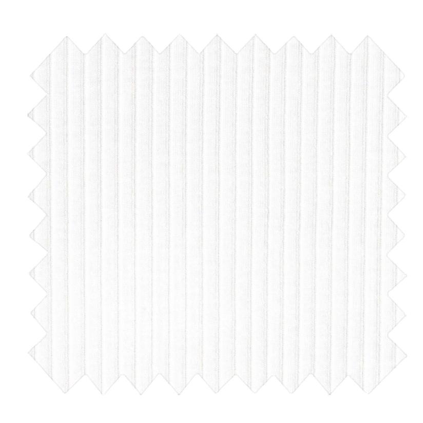 Jersey fabric white ribbed jersey