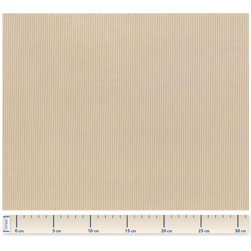 Velvet fabrics velours côtelé crème
