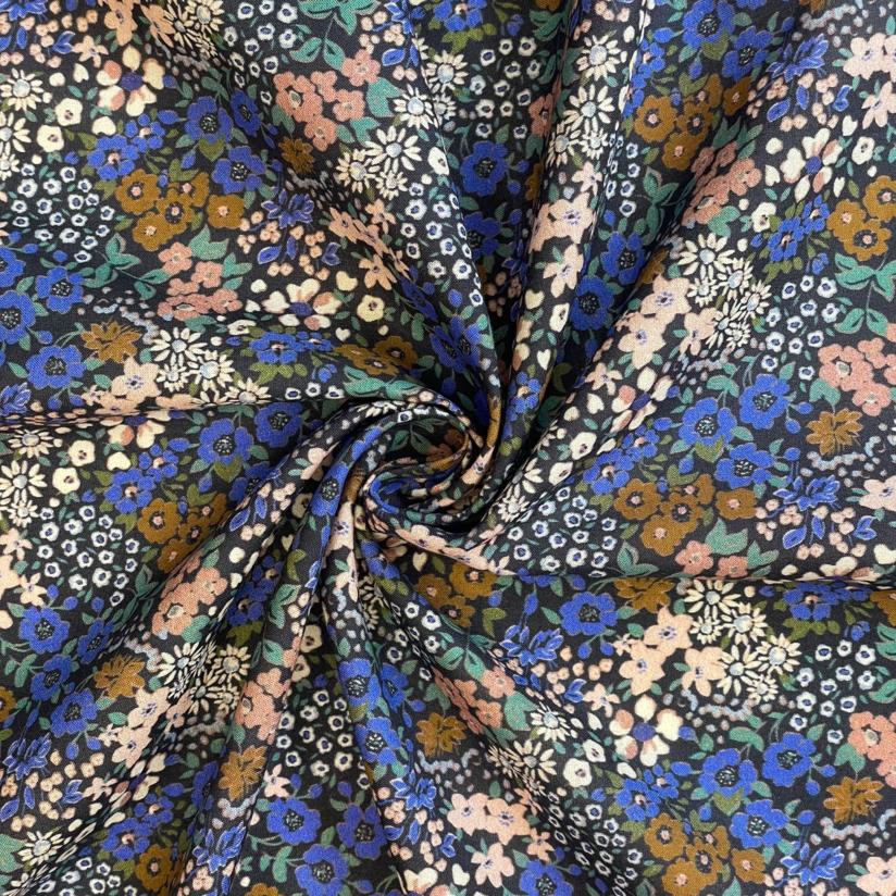 Cotton fabric monet lilas