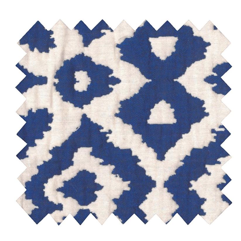 Jacquard fabric jacquard bleu