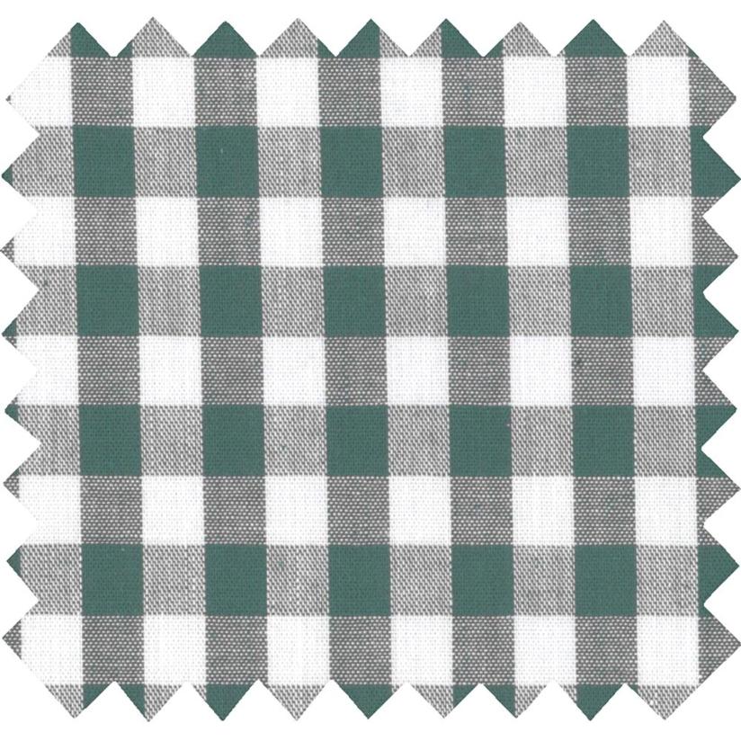 Cotton fabric ex2235 large dark green gingham