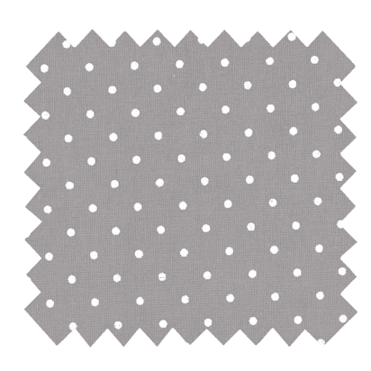 Cotton fabric light grey spots