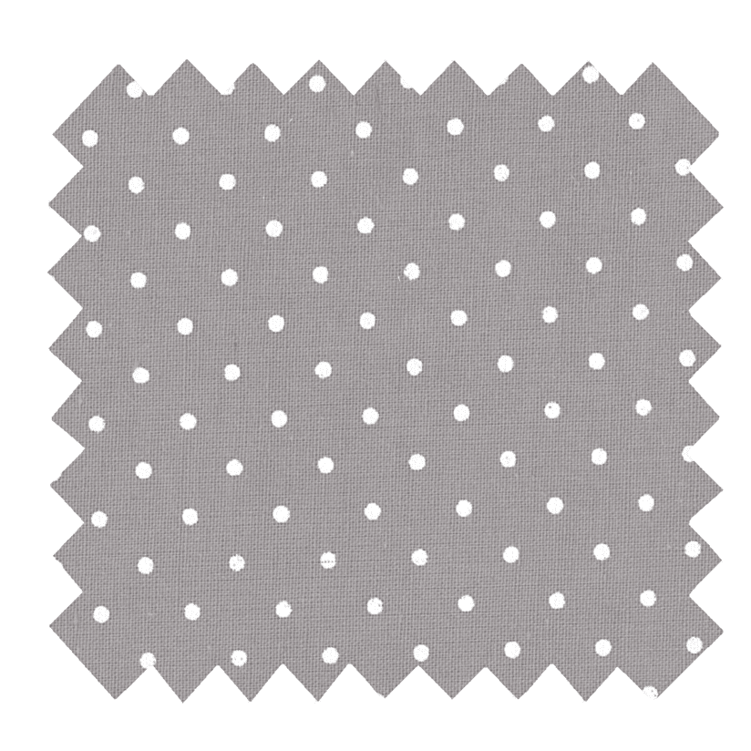 Cotton fabric light grey spots