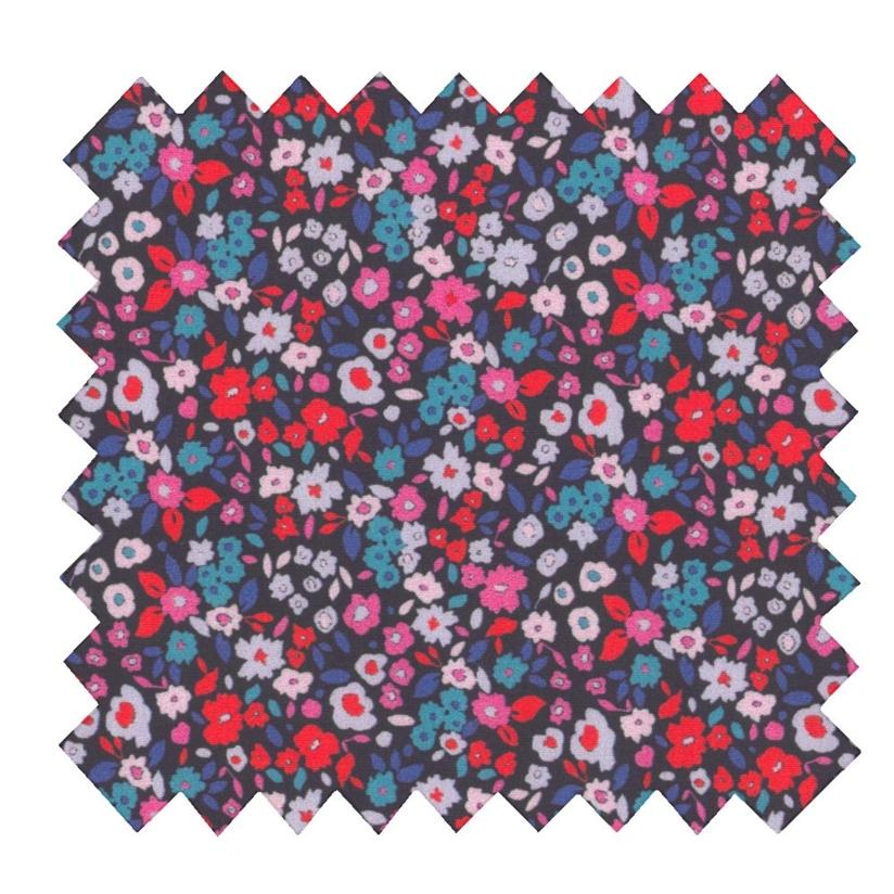 Cotton fabric romance fleurie