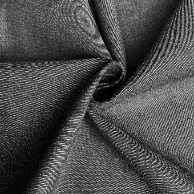 Cotton fabric black denim