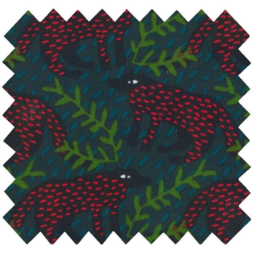 Coated fabric wolf of the woods