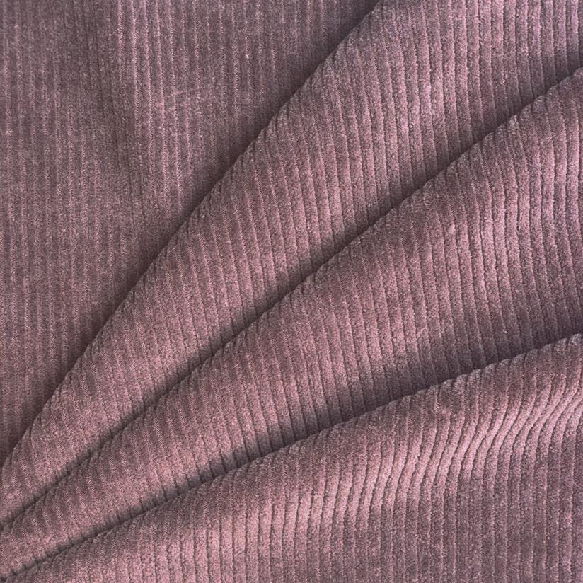 Velvet fabrics plum corduroy