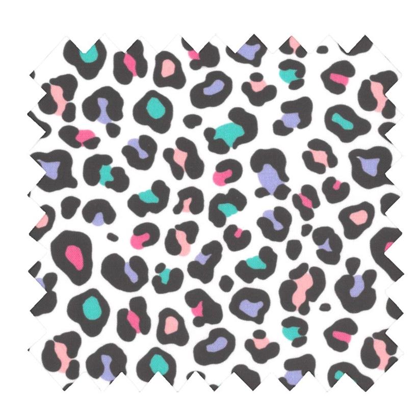 Cotton fabric ex2505 multicolored leopard