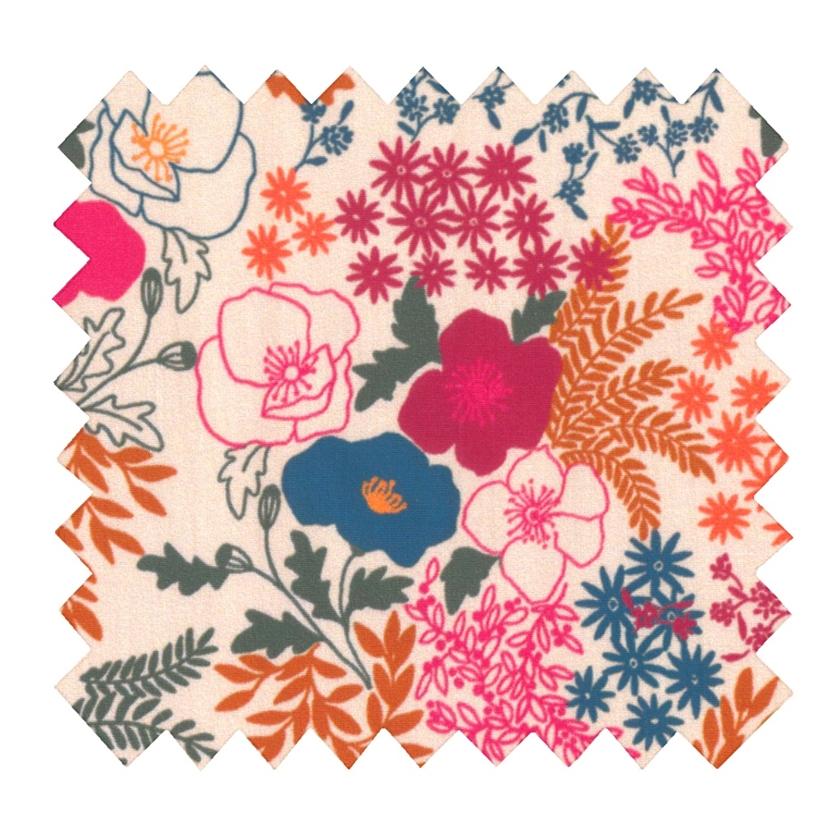 Cotton fabric parfum d'antan