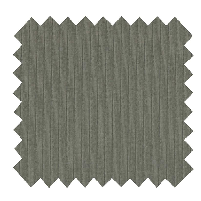 Jersey fabric khaki ribbed jersey