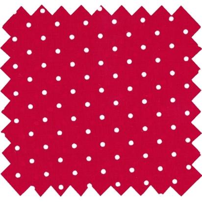 Cotton fabric red spots