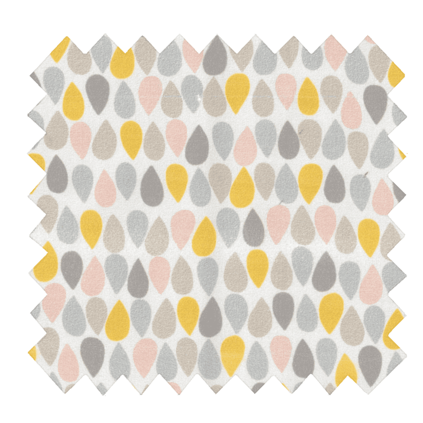 Cotton fabric pastel drops