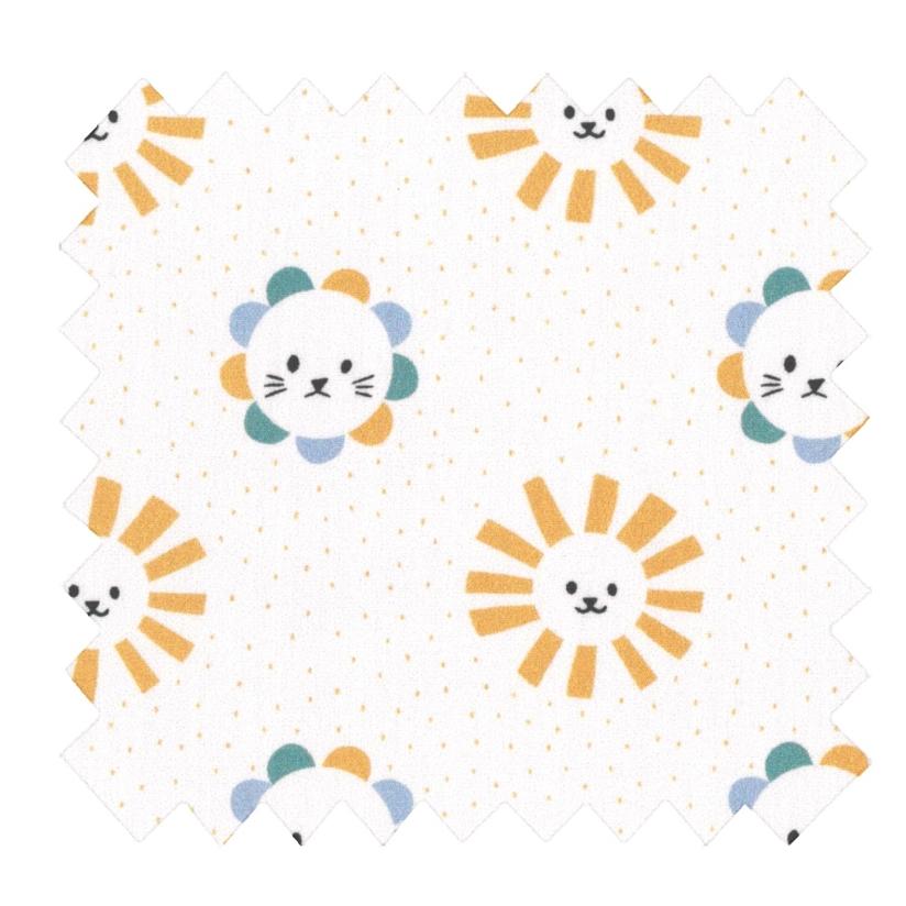 Cotton fabric lionceau