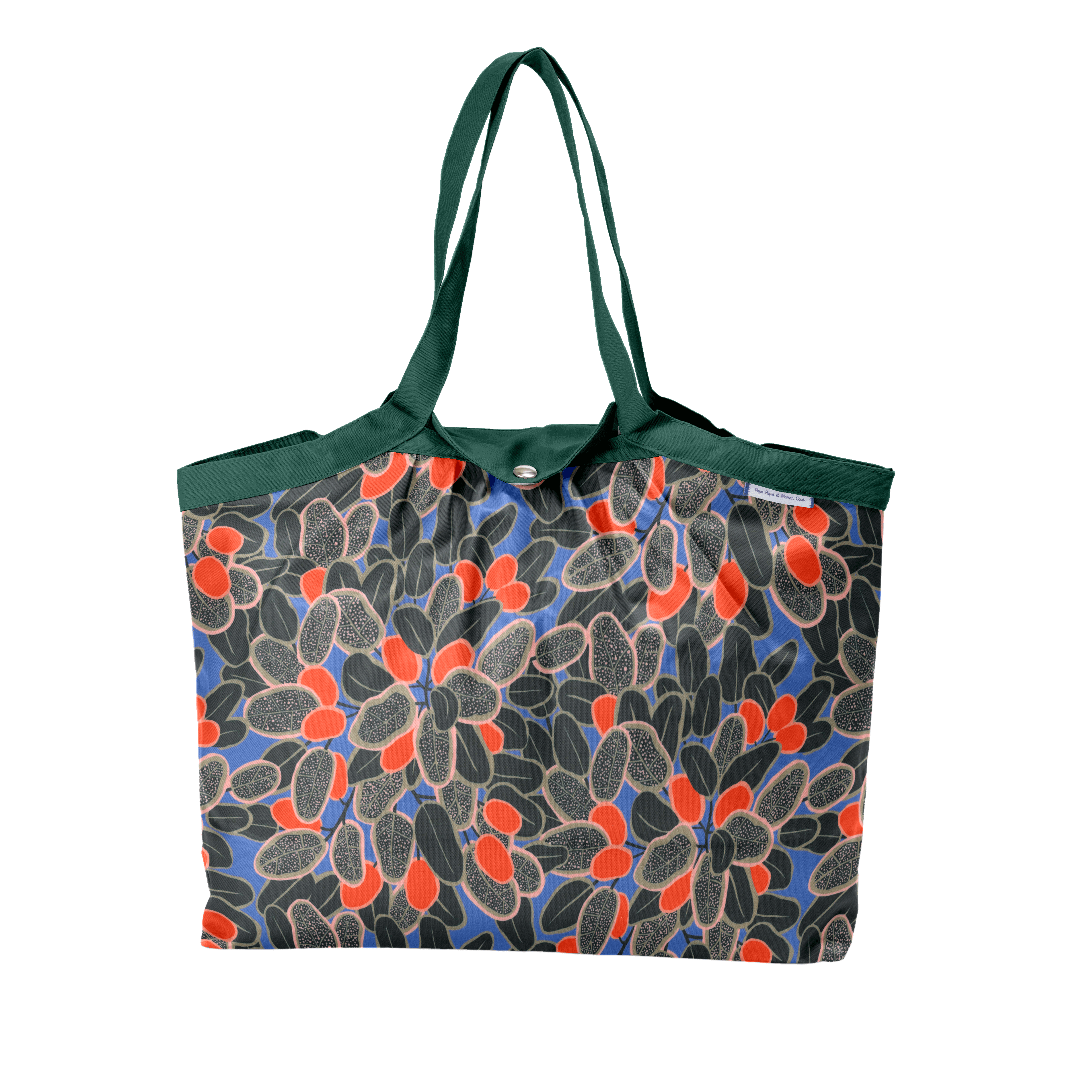 Pleated tote bag Medium size kumquat party