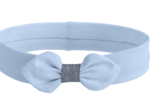 Jersey knit baby headband sky blue a4