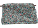 Coton clutch bag flower mentholated