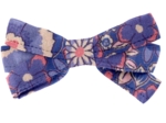 Ribbon bow hair slide lavandula