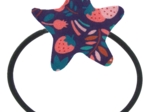 Pony-tail elastic hair star huppette fleurie