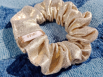 Small scrunchie  glitter linen