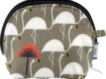 gusset coin purse flamingo