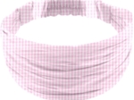 Headscarf headband- child size pink gingham