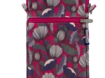 Quilted phone pocket fuchsia poppy