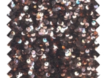 Sequin fabric bronze sequins