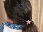 Pony-tail elastic hair star cocktail de fleurs