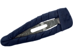 Fabric hair clip navy blue