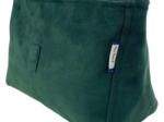 Base of shoulder bag suédine vert foncé