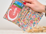 Compact wallet mille et une fleurs