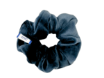 Small scrunchie navy velvet