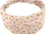 Headscarf headband- Baby size rainbow