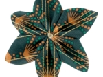 Star flower 4 hairslide eventail or vert