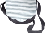 Rabat besace petit nuage striped blue gray glitter