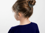 Mini Scrunchie glitter black