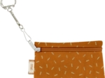 Keyring  wallet caramel golden straw
