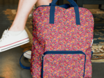 Foldable rucksack Gaby cocktail de fleurs