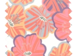 Coated fabric ex2540 pastel striped anemones