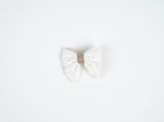 Mini bow tie clip starry white english embroidery 